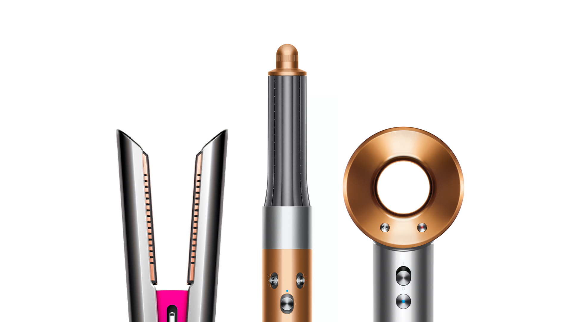 Appareils Dyson Supersonic, Dyson Corrale et Dyson Airwrap