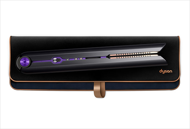 Close up of Dyson Corrale hair straightener's durable finish